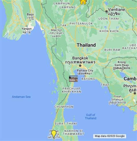 google maps thailand map